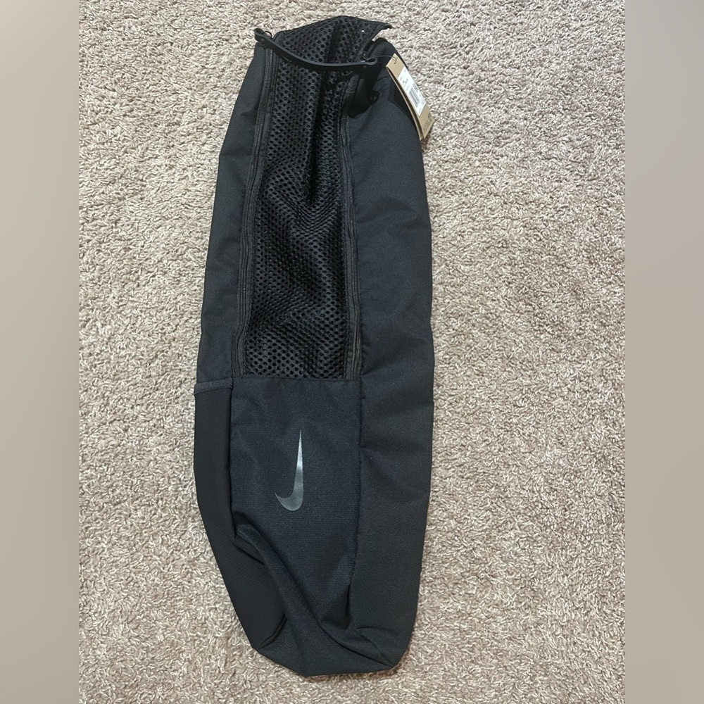 Nike Yoga Mat Bag 21L Black Dark Grey Unisex Mesh Water Bottle Holder DN3700 010